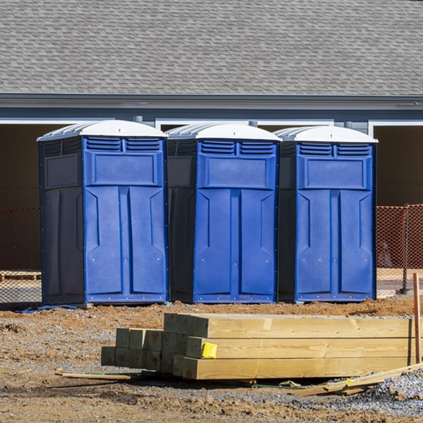 how can i report damages or issues with the portable restrooms during my rental period in Gorham IL